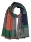 Preview: Scarf Shawl Viscos fleecy Green Orange Grey Blau